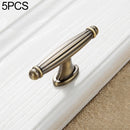5 PCS 6064 Single Hole Thickened Drawer Cabinet Handle (Cyan)
