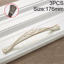 3 PCS 6055-128 Stainless Steel Electroplated Cabinet Handle (Ivory)