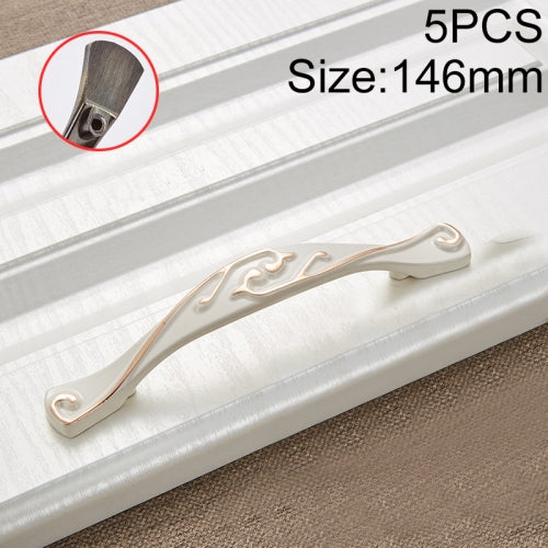 5 PCS 6055-96 Stainless Steel Electroplated Cabinet Handle (Ivory)