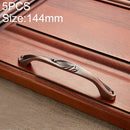 5 PCS 6047-128 Stainless Steel Electroplated Cabinet Handle (Red)