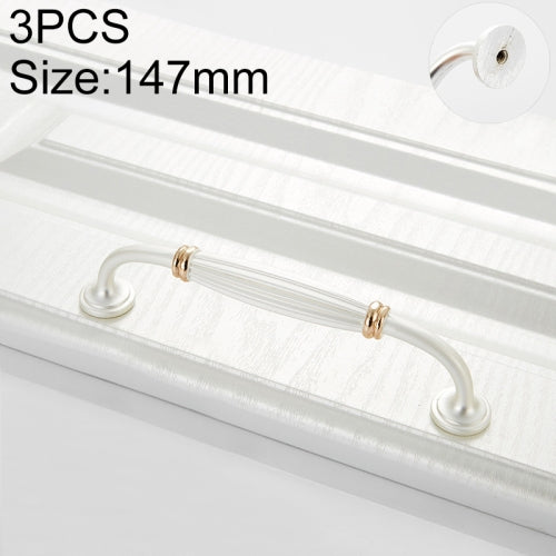 3 PCS 6064-128 Gold + Silver Drawer Cabinet Handle