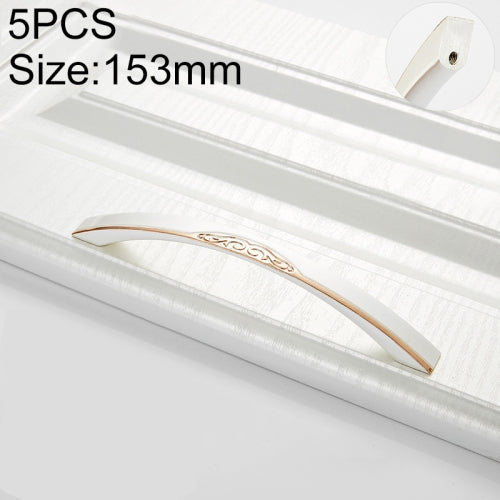 5 PCS 6541-128 Gold + Silver Drawer Cabinet Handle