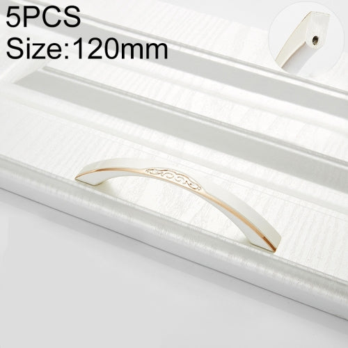 5 PCS 6541-96 Gold + Silver Drawer Cabinet Handle