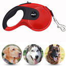 Pet Dogs High Quality Automatic Telescopic Rope ABS Rubber Non-slip Safety Chain Rope, Rope Length: 5m (Red)
