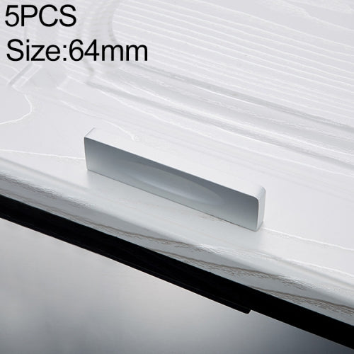5 PCS 2058_64 Space Aluminum Closet Cabinet Handle (Matte)