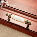 5 PCS 5001_96 Fine Gold Marble Hardware Cabinet Handle