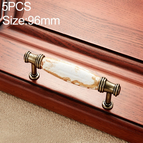 5 PCS 5001_96 Fine Gold Marble Hardware Cabinet Handle