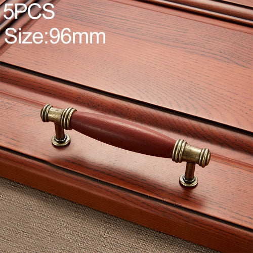 5 PCS 5001_96 Fine Gold Mahogany Hardware Cabinet Handle