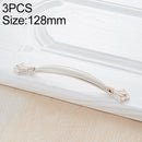 3 PCS 6589_128 Ivory Cabinet Wardrobe Handle