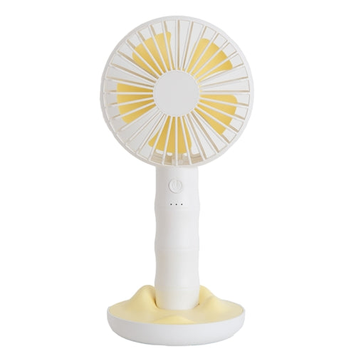 WT-F13 Bamboo Design 2000 mAh Mini Portable Fan with 3 Speed Control (White)