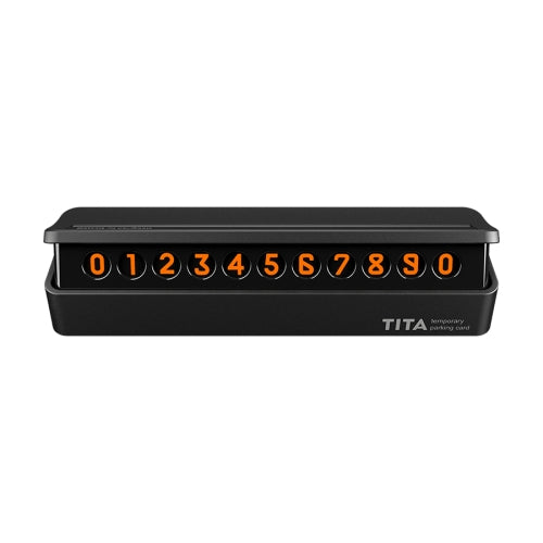 Original Xiaomi Youpin TITA Car Temporary Parking Number Plate Parking Card(Black)