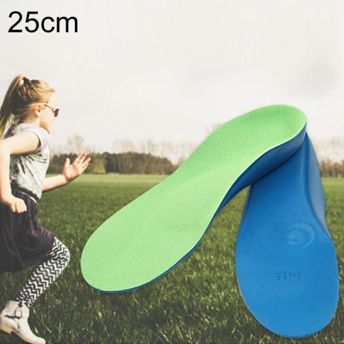 Children PU XO Leg Corrective Insole, Size: 25cm