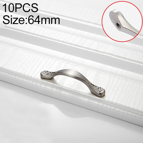10 PCS 4041-64 Wiredrawing Zinc Alloy Cabinet Drawer Door Handle