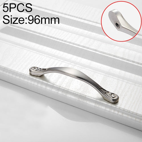 5 PCS 4041-64 Wiredrawing Zinc Alloy Cabinet Drawer Door Handle