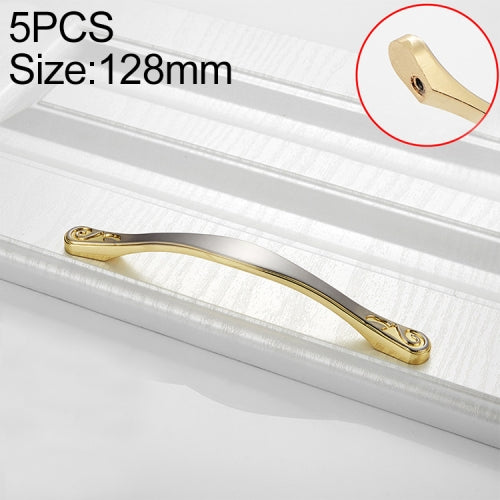 5 PCS 4041-128 Double Gold Zinc Alloy Cabinet Drawer Door Handle