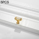 5 PCS 4086-single Double Gold Zinc Alloy Cabinet Drawer Door Handle