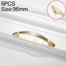 5 PCS 4091-96 Double Gold Zinc Alloy Cabinet Drawer Door Handle