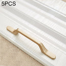 5 PCS 9008-96 Modern Simple Cabinet Door Handle Drawer Wardrobe Zinc Alloy Handle(Gold)