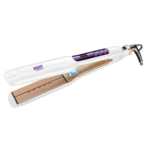 VGR V-502 14 Gears Adjustable Infrared Hair Straightening Iron, Plug Type: EU Plug