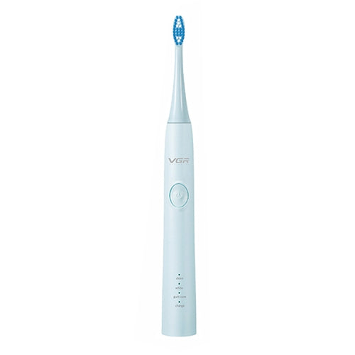 VGR V-806 IPX7 USB Magnetic Suspension Sonic Shock Toothbrush with Nemory Function (Baby Blue)