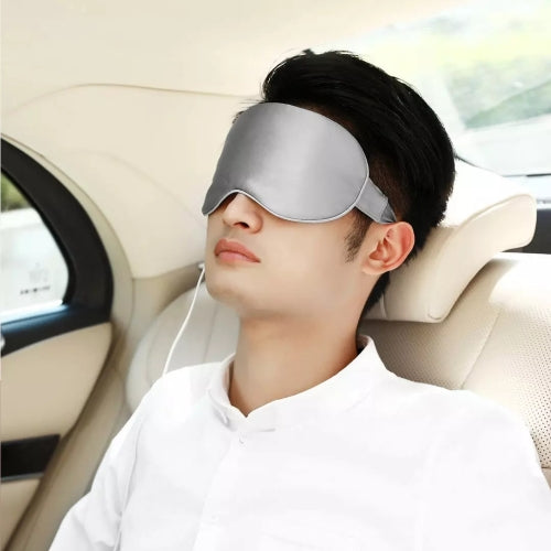 Original Xiaomi Youpin PMA Cool Easy Graphene Heating Silk Eye Mask(Silver Grey)