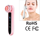 BLK-D919 RF Instrument Facial Vibration Compact Lifting Massager Micro Current Beauty Instrument(Pink)