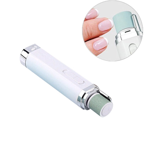 Electric Manicure Machine, Nail File Buffers Polisher for Fingernails and Toenails(White)