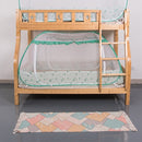 Student Dormitory Free Installation Yurt Mosquito Net Encryption Zipper Double Door Defence Mosquito for 90cm Width Lower Berth (Dark Green)