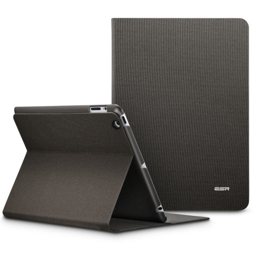 ESR Simplicity Series Horizontal Flip Leather Case for iPad 4 / 3 / 2, with Holder & Sleep / Wake-up Function(Dark Gray)