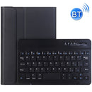 For iPad Mini 4 Ultra-thin ABS Bluetooth Keyboard Horizontal Flip Leather Tablet Case with Holder (Black)