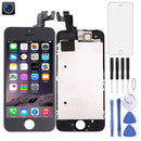 LCD Screen and Digitizer Full Assembly with Front Camera for iPhone 5S(Black)