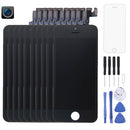 10 PCS LCD Screen and Digitizer Full Assembly with Front Camera for iPhone 5S (Black)