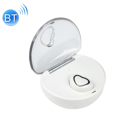 X7 Bluetooth 4.1 Mini Invisible Wireless Sports Bluetooth Earphone with Charging Box (White)