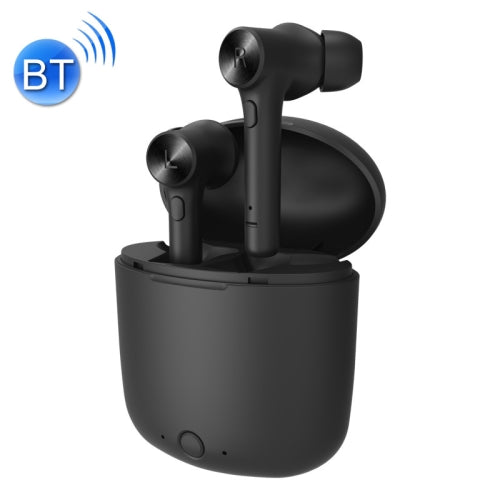 HI Bluetooth 5.0 Mini Business Style True Wireless Sports Bluetooth Earphone with Charging Box(Black)
