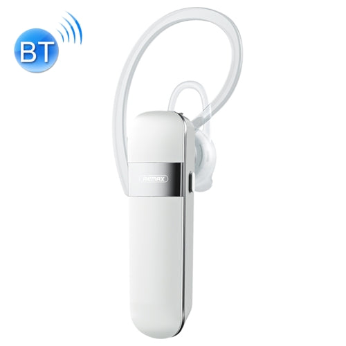 REMAX RB-T36 Single Hanging Ear Bluetooth 5.0 Business Call Wireless Bluetooth Earphone (White)