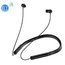 WK V15 Magnetic Neck-mounted Wireless Bluetooth 5.0 Sports Earphone Support TF Card (Black)
