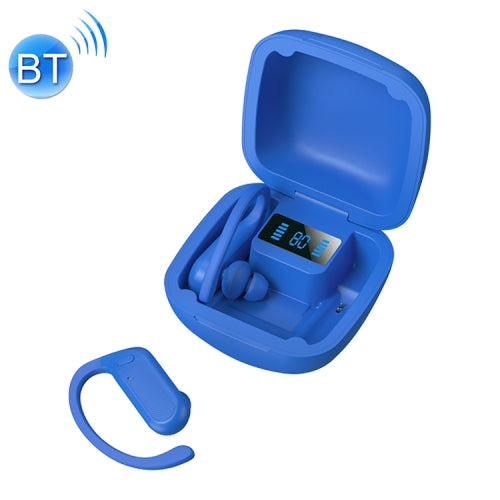A10 TWS Digital Stereo Business Bluetooth Earphone with Charging Box (Sky Blue)