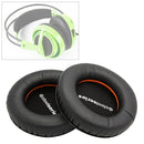 4 PCS For Steelseries Siberia V1 / V2 English Letter Pattern Headphone Cushion Sponge Cover Earmuffs Replacement Earpads