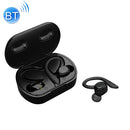 L6 TWS Smart Noise Reduction Touch Ear-mounted Sports Bluetooth Earphone with Charging Box, Support HD Calls (Black)