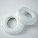 1 Pair Soft Earmuff Headphone Jacket for Sony PS4 Gold Wireless Stereo Headset(White)