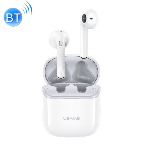 USAMS USAMS-SY02 Bluetooth 5.0 Mini TWS Binaural Wireless Bluetooth Earphone (White)
