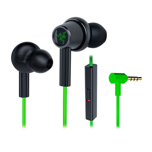 Razer Hammerhead Dual-core 3.5mm Plug In-Ear Gaming Headphone with Microphone(Black)