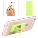 Concise Style Changeable Adjustable Universal Mini Adhesive Holder Stand, Size: 6.4 x 3.1 x 0.2 cm, For iPhone, Galaxy, Huawei, Xiaomi, LG, HTC and Tablets(Green)