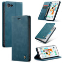 CaseMe-013 Multifunctional Retro Frosted Horizontal Flip Leather Case for iPhone 6 Plus / 6s Plus, with Card Slot & Holder & Wallet(Blue)