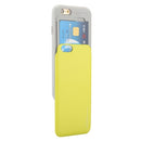GOOSPERY for iPhone 6 Plus & 6s Plus TPU + PC Sky Slide Bumper Protective Back Case with Card Slots(Light Green)