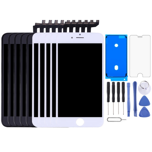 5 PCS Black + 5 PCS White LCD Screen and Digitizer Full Assembly with Frame for iPhone 6s