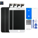 2 PCS Black + 2 PCS White LCD Screen and Digitizer Full Assembly with Front Camera for iPhone 6s