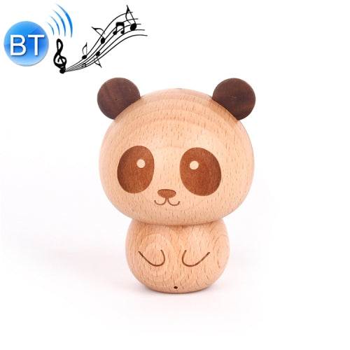 Musor Creative Retro Mini Portable Wooden Bluetooth Speaker, Support AUX & Handsfree & Bluetooth Playback(Little Bear)