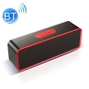 SC211 Portable Subwoofer Wireless Bluetooth Speaker Bluetooth 5.0, Support TF Card & U Disk & 3.5mm AUX (Red)