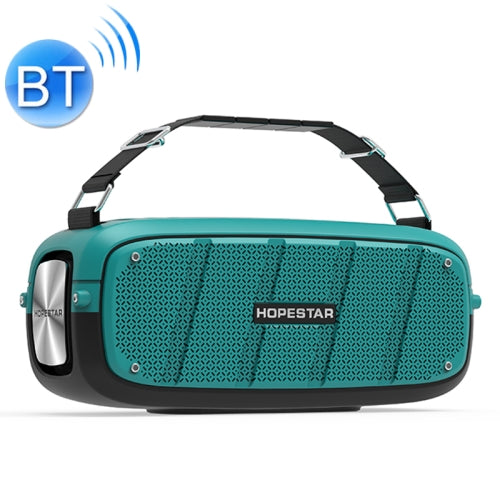 HOPESTAR A20 TWS Portable Outdoor Waterproof Subwoofer Bluetooth Speaker, Support Power Bank & Hands-free Call & U Disk & TF Card & 3.5mm AUX(Blue)